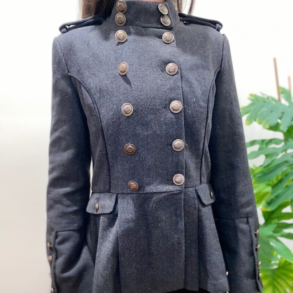 NWT! Cecice Grey Button Jacket